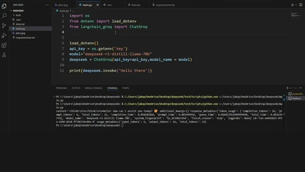 Creating a simple AI model using DeepSeek: A step-by-step approach to building efficient and intelligent applications.