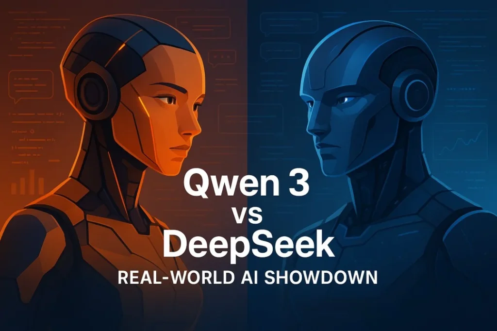 Qwen 3 vs DeepSeek: The 2025 Battle of AI Chatbots– Real-World Performance Compared